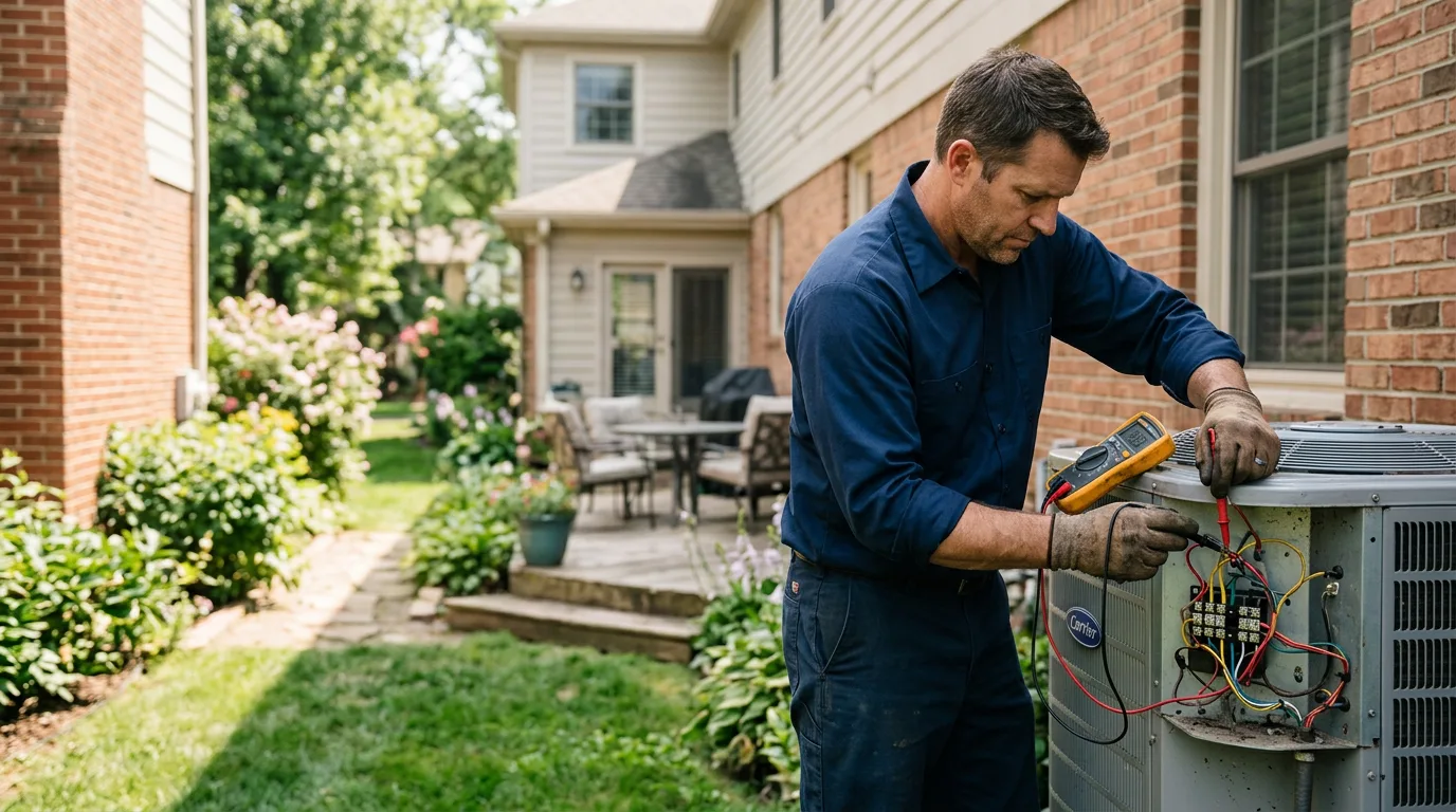 HVAC technician working near Long Lake, MI